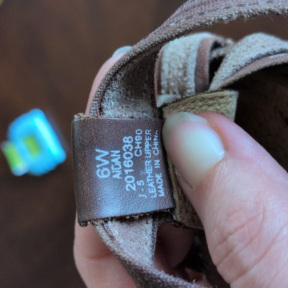 leather toddler sandals - Picture 2 of 2